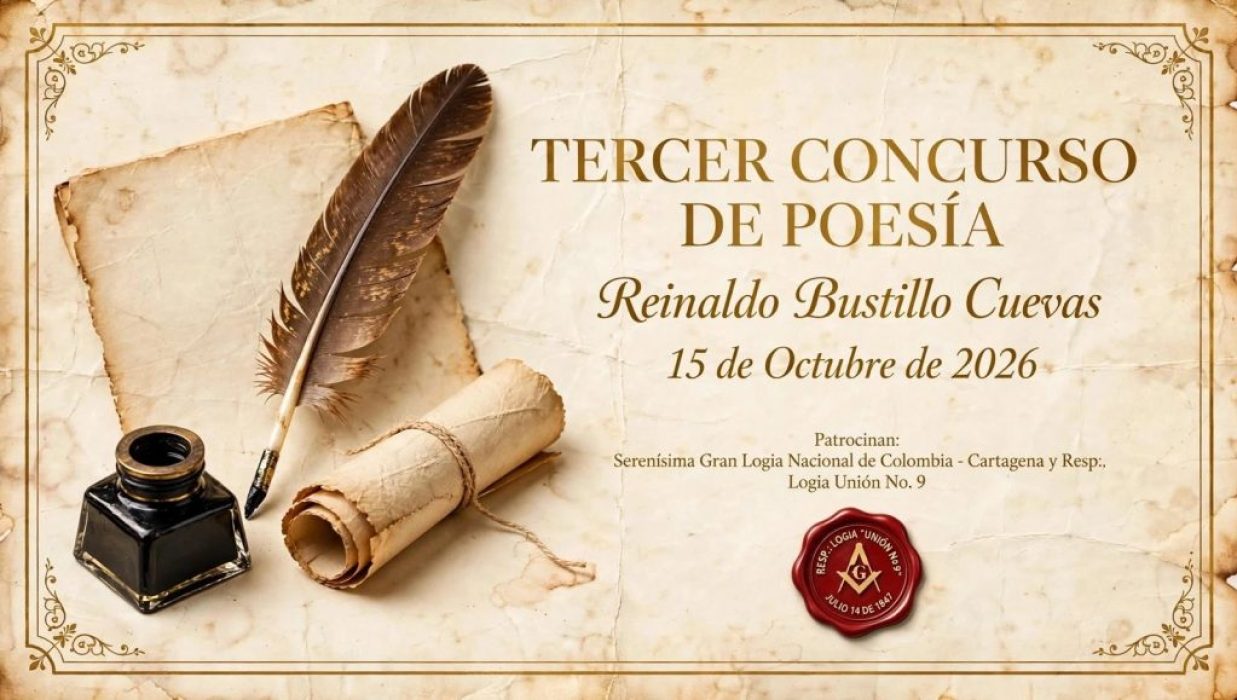 Concurso de poesia Serenisima Gran Logia Nacional de Colombia con sede en Cartagena de Indias